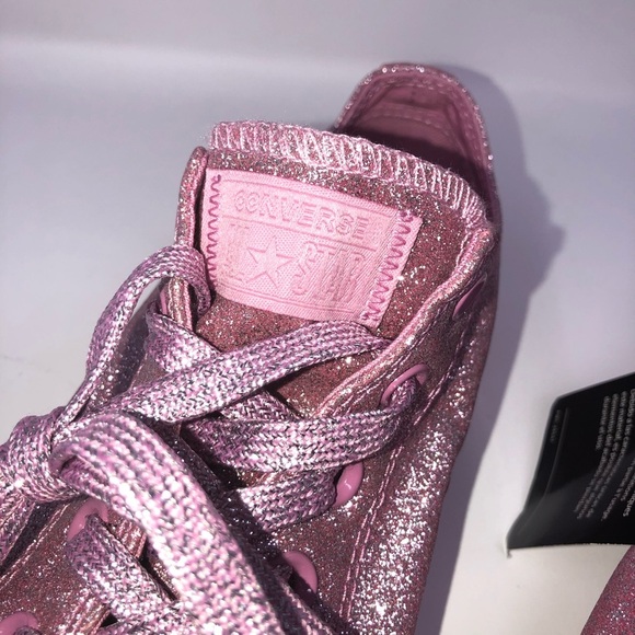 Converse Chuck Taylor All Star Lo pink Glitter 10 - Picture 6 of 6